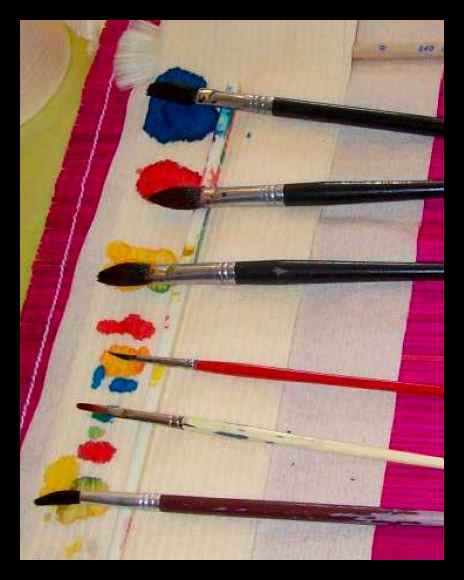 Free Lessons in Silk Painting | Soft Paintbrushes | How to paint on silk Free Lessons in Silk Painting | How to paint on silk with paintbrushes